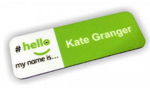 Magnetic Name Badge Hello My Name Is
